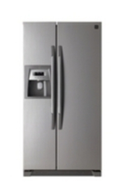 Daewoo DRS31PSMI American-Style Fridge Freezer - Silver